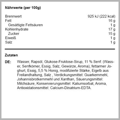 Gouda's Glorie - Honing Mosterd Saus - 850ml Gouda's Glorie - Honing Mosterd Saus - 850ml