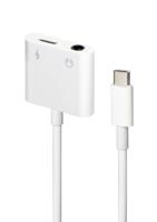 Gembird GMB Audio USB-C naar 3.5 mm audio adapterkabel, wit - thumbnail