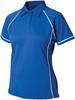Finden+Hales FH371 Ladies´ Piped Performance Polo - Royal/White - M - thumbnail