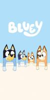 Bluey strandlaken 70 x 140 cm blauw - thumbnail