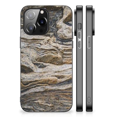 iPhone 14 Pro Max Marmeren Print Telefoonhoesje Steen