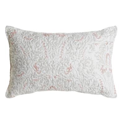 Kussen DKD Home Decor Wit Polyester Gebloemd 60 x 10 x 40 cm