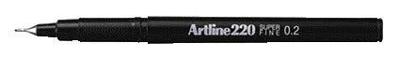 Fineliner artline 220 rond sf zwart Fineliner artline 220 rond sf zwart