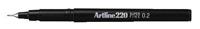 Fineliner artline 220 rond sf zwart - thumbnail