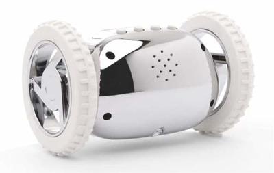 NeXtime - CLOCKY - Wekker op wielen - Extra luid alarm voor diepe