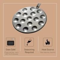 De Buyer Mineral B Element Poffertjespan Ø 27 cm - thumbnail