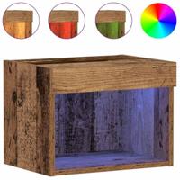 TV-kast 2 pcs Oud hout 40 x 30 x 30 cm Bewerkt hout - thumbnail