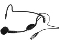 Monacor HSE-90 Headset Spraakmicrofoon Zendmethode:Kabelgebonden - thumbnail