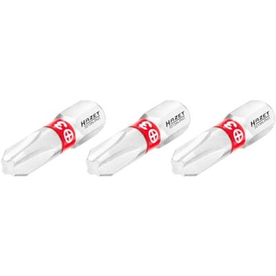 HAZET Bit 2215N-PH3/3 · 1/4 inch (6,3 mm) zeskant massief · Kruiskop profiel PH · 3-delig · SW PH3 HAZET Bit 2215N-PH3/3 · 1/4 inch (6,3 mm) zeskant massief · Kruiskop profiel PH · 3-delig · SW PH3