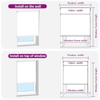 Rolgordijn verduisterend 150x210 cm stofbreedte 146,6 cm beige