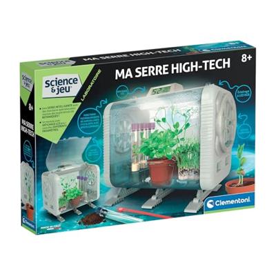 CLEMENTONI - Mijn hightech kas - 3 manieren om te groeien - Sensoren om licht, temperatuur en vochtigheid te regelen -