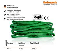 Dolezych Ronde draagband | omvang 4 m groen | draagverm. eenv. 2000 kg | 1 stuk - 42151503 42151503 - thumbnail