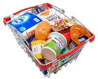 Small Foot speeleten in metalen winkelmandje 25dlg. - thumbnail