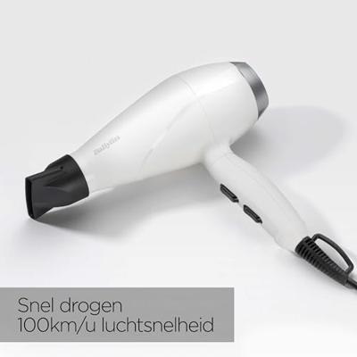 Föhn 6704WE AC speed pro Babyliss 6704WE 2000W Wit Zwart 2000 W - thumbnail