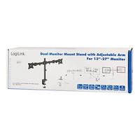 LogiLink BP0022 13 -27 dual monitor desk mount - thumbnail