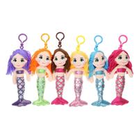 Sleutelhanger Lappenpopje Zeemeermin, 21cm - thumbnail