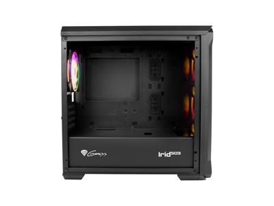 Micro ATX Midtower Behuizing Genesis IRID 503 ARGB Zwart