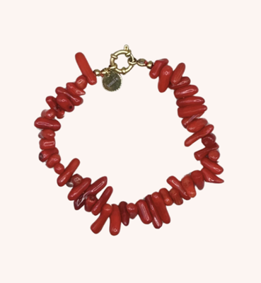 Bonnie Studios Flint armband rood Bonnie Studios Flint armband rood