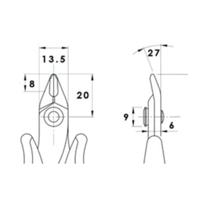 Piergiacomi Zijkniptang - PG-TR25P