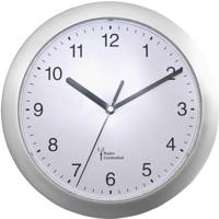 EUROTIME 56787 Wandklok Zendergestuurd 25 cm x 38 mm Zilver - thumbnail