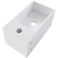 Wiesbaden Julia - Fontein - Rechts - 35x20x16cm - Solid Surface Mat Wit - thumbnail