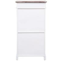 VidaXL Schoenenkast 50x28x98 cm paulowniahout bruin - thumbnail