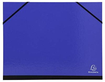 Excacompta tekenmap Iderama 28 x 38 cm, pak van 5 stuks in geassorteerde kleuren