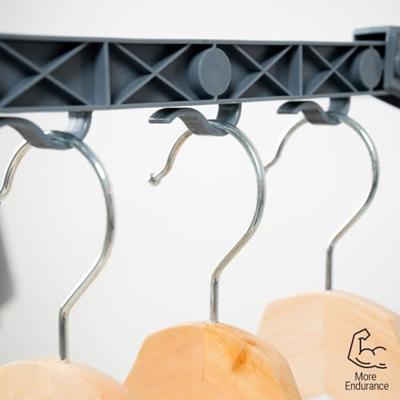 Inklapbaar verticaal kledingdroogrek op wielen InnovaGoods 24 Stangen (Refurbished B)