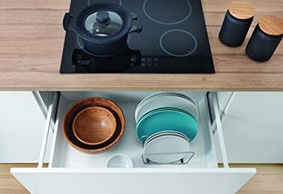 Metaltex backy bakspullen en snijplankhouder 22x21x14 cm zilver