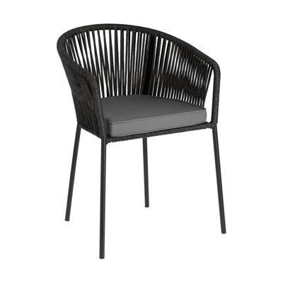 Kave Home Tuinstoel 'Yanet', kleur Zwart