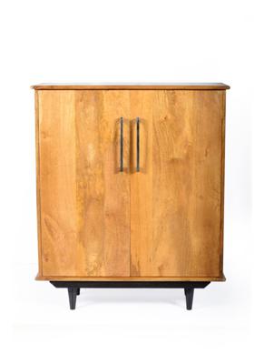 Livingfurn Opbergkast 'Ayleen' Mangohout, 108 x 90cm