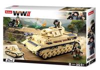 Sluban WWII - German Tank (M38-B0693) - thumbnail
