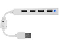 SpeedLink Snappy Slim USB 2.0-hub 4 poorten Wit - thumbnail