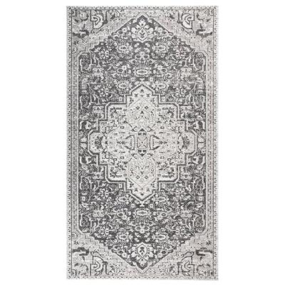 VidaXL Buitenkleed platgeweven 115x170 cm lichtgrijs