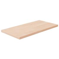 Plank 40x20x1,5 cm onbehandeld massief eikenhout - thumbnail