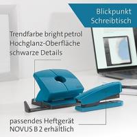 Novus Office 025-0654 Bureauperforator B 220 COLOR ID 2.0 Petrol 20 vel (80 g/m²) - thumbnail