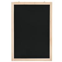 VidaXL Krijtbord voor aan de wand 40x60 cm cederhout - thumbnail