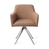 Jesper Home Eetkamerstoel 'Hofu' Turn Steel, Draaibaar, kleur French Toast - thumbnail