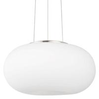 Eglo Design HanglampOptica 35cm nikkel met wit - 86814 - thumbnail