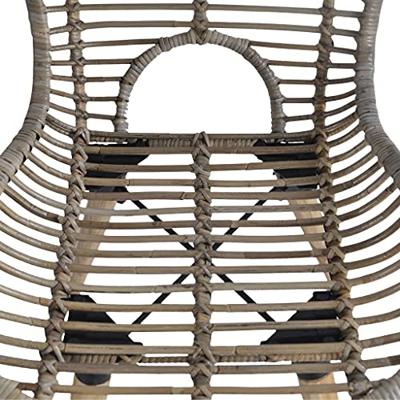 VidaXL Eetkamerstoelen 4 st natuurlijk rattan bruin VidaXL Eetkamerstoelen 4 st natuurlijk rattan bruin