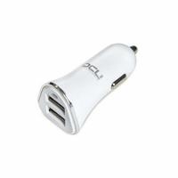 Caricabatterie per Auto DCU 2 X USB-A Bianco - thumbnail