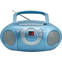 Soundmaster SCD5100BL radio cassettespeler met cd-speler in blauw - thumbnail
