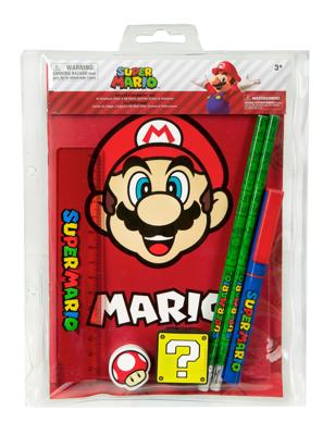 Undercover Super mario schrijfset, 7dlg.