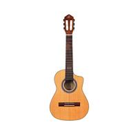 Ortega RQC25 Requinto Series Natural 1/2-formaat klassieke gitaar met gigbag - thumbnail
