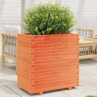 Plantenbak 70x40x72,5 cm massief grenenhout wasbruin - thumbnail