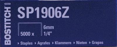 Nieten bostitch sp1906z stl 6mm rechte rug 5000st