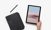 Surface Go Type Cover - Toetsenbord - met trackpad, versnellingsmeter - backlit - Frans - zwart - commercieel - thumbnail