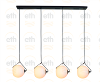 ETH 4-lichts hanglampOrb Opal - 05-HL4267-3067 - thumbnail