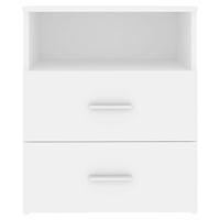 Nachtkastjes 2 st 50x32x60 cm wit - thumbnail