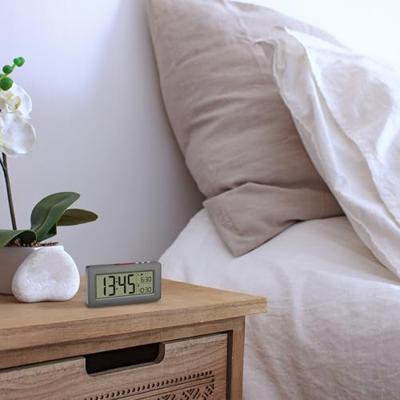 TFA Dostmann 60.2563.10 Wekker Zendergestuurd Antraciet Alarmtijden 2